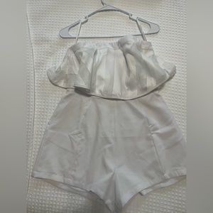 Runaway the Label White Romper